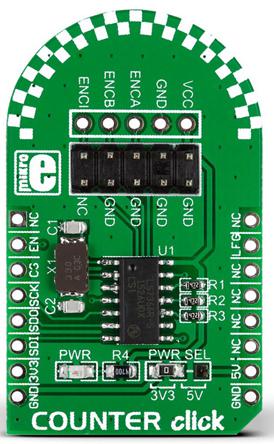 MIKROE-1917 MikroElektronika  Counter Click Add On Board Signal Conversion Development Kit