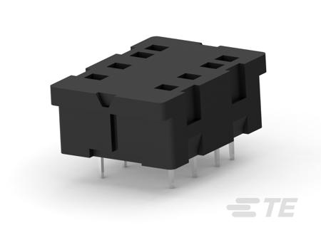5-1415043-1 SCHRACK 2 Pin PCB Mount Relay Socket, for use with Relay