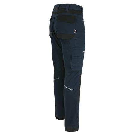 23MTR2102NY-46 Herock XENI TROUSERS 's Navy Blue - Black Trousers Stretch Male, Size 46 36in W 32in L
