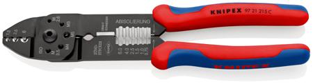 97 21 215 C Knipex 97 Hand Crimp Tool for Uninsulated Terminals, 0,5 → 6mm² Wire