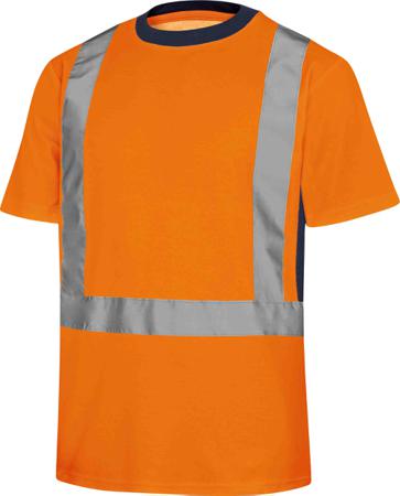 NOVAORPT Delta Plus Fluorescent Orange Unisex Hi Vis T-Shirt, 36