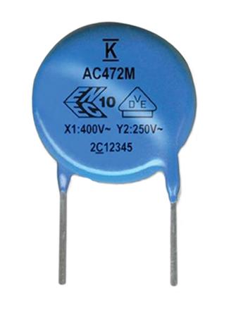 C961U472MZWDBA7317 KEMET Single Layer Ceramic Capacitor (SLCC) 4.7nF 300V ac ±20% Y5U Dielectric, C900, Through Hole +125°C Max Op. Temp.
