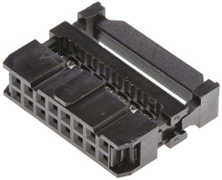 T812116A101CEU Amphenol Communications Solutions 16-Way IDC Connector Socket for Cable Mount, 2-Row