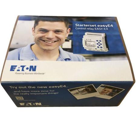 197228-EASY-BOX-E4-DC1 Eaton easy Starter Kit - 8 Inputs, 4 Outputs, Transistor, For Use With easyE4, Ethernet Interface