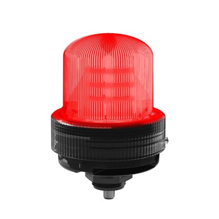 K100B-BLZRQ Banner K100 Series Red Multiple Effect Beacon, 100 → 240 V ac, Base Mounted, LED Bulb, IP66