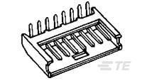 280382-1 TE Connectivity AMPMODU Series Right Angle Board PCB Header, 15 Contact(s), 2.54 mm Pitch, 1 Row, Shrouded