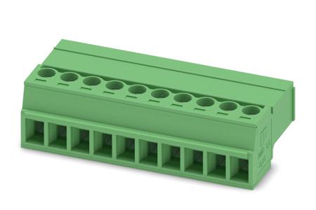 1857964 Phoenix Contact, 3.81mm Pitch, IMC 1.5/10-ST-3.81, 10 Way, , Pluggable Terminal Block, Inverted Plug, Cable Mount,