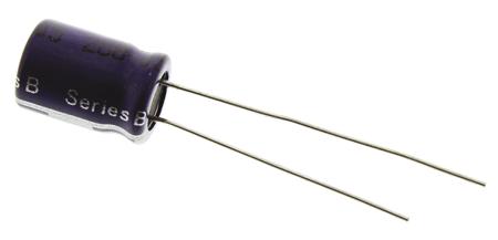 B0810-2R5105-R Eaton 1F Supercapacitor -20 → +80% Tolerance, B 2.5V dc, Through Hole