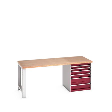 41004115-24V Bott 41004115.24V Sheet Steel Workbench, 840mm x 900mm x 2000mm