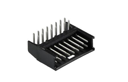 280390-1 TE Connectivity AMPMODU Mod II, 2.54mm Pitch, 16 Way, 2 Row, Right Angle PCB Header, Through Hole