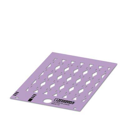 0829330 Phoenix Contact US-WMTB Cable Binder Cable Marker, Violet, Pre-printed "Unlabeled", 13mm Cable, for Conductor And
