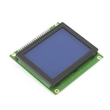 MIKROE-4 MikroElektronika , Graphic LCD Display Module 128 x 64 2.8in LCD Display Development Board With Blue