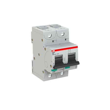 2CCS892001R0631--S802N-D63 ABB High Performance 63A MCB Mini Circuit Breaker, 2P Curve D, Breaking Capacity 6 kA