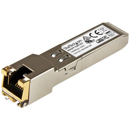 MASFP1GBTXST StarTech.com Cisco Compatible RJ45 Single Mode Transceiver Module, Full Duplex, 10/100/1000Mbit/s