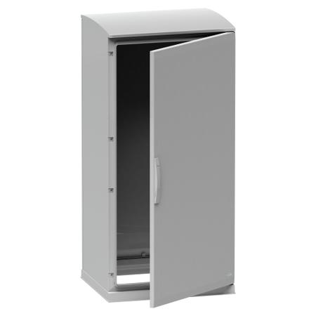 NSYPLAZT754G Schneider Electric Thalassa Series Fibreglass Reinforced Polyester Single-Door-Door Floor Standing Enclosure, Opaque