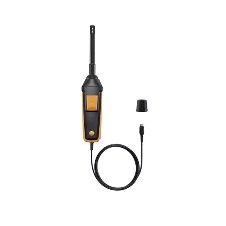 0636 9772 Testo Probe for Humidity, Temperature, +70°C Max, 100%RH Max