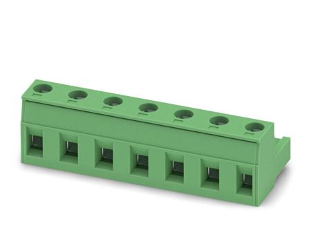 1767054 Phoenix Contact, 7.62mm Pitch, GMSTB 2.5/ 7-ST-7.62, 7 Way, , Pluggable Terminal Block, Plug, Cable Mount, Screw