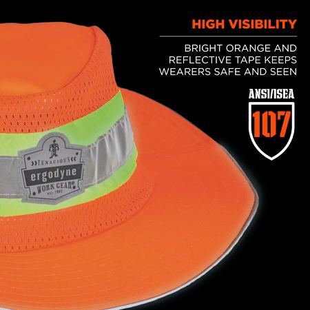 23258 Ergodyne Orange Polyester Cap
