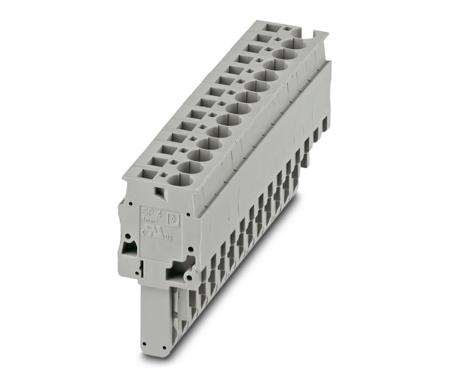 3043721 Phoenix Contact, 6.2mm Pitch, SP, Pluggable Terminal Block, Plug, Plug-In, Spring Cage Termination,