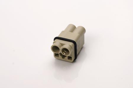 192-593 RS PRO Heavy Duty Power Connector Insert, 40A, Male, 2 + p Contacts