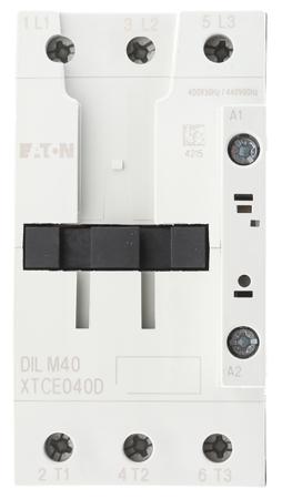 277768-DILM40-400V50HZ-440V60HZ- Eaton xStart DILM 3 Pole Contactor - 40 A, 400 V ac Coil, 3NO, 18.5 kW