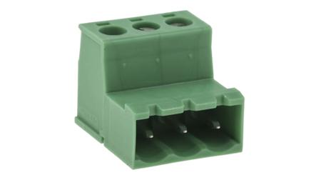 1786187 Phoenix Contact, 5.08mm Pitch, CLASSIC COMBICON IC, 3 Way, , Pluggable Terminal Block, Inverted Plug, Cable Mount,