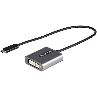 CDP2DVIEC StarTech.com USB C to DVI Adapter Cable, USB C, 1 Supported Display(s) - 1920 x 1200 @ 30Hz