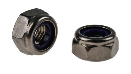 767-854 RS PRO Stainless Steel Lock Nut, DIN 985, M10