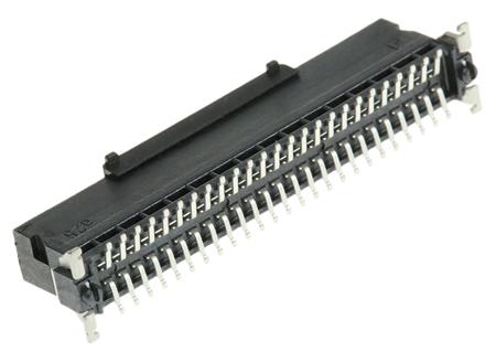 063210---063210-E ERNI, SMC, 50 Way, 2 Row, Straight PCB Header