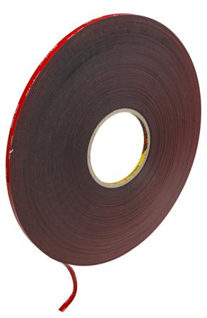 7100211824 3M 5925, 710021 Black Foam Tape, 6mm x 66m, 0.6mm Thick