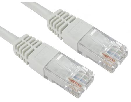 286-3684 RS PRO, 25m Cat5e, White RJ45 to Male RJ45 Male, UTP Unshielded, Terminated PVC Sheath
