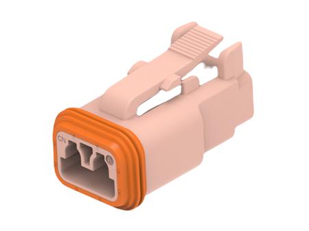 DT06-2S-TN09 TE Connectivity, DT06-2S Automotive Connector Socket Brown Cable 2 Way, Cable Termination
