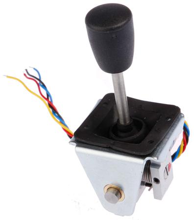 400-123 IP65 Potentiometer Joystick, 2 axes Flying Lead, -20 → +55°C