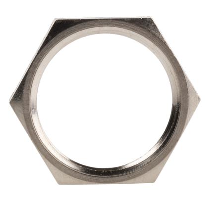 52103240 Lapp Cable Nickel Plated Brass Cable Gland Locknut, PG16 Thread
