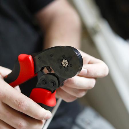 T3695 CK T3  Hand Ratcheting Crimp Tool for Boot Lace Ferrules