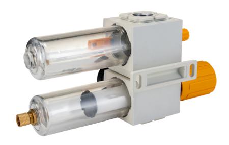 235-1093 RS PRO G 1/2 Filter Regulator Lubricator, Manual Drain, 40μ Filtration Size