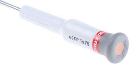 AEFP-1X75 Facom 75 mm Bi-metal Precision Screwdriver, Phillips PH1 Tip, Bi-material
