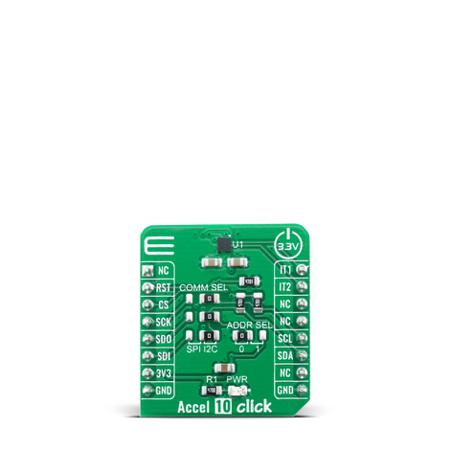 MIKROE-4112 MikroElektronika Accel 10 Click Accelerometer for Accel 10 Click PID:  A system equipped with the mikroBUSTM
