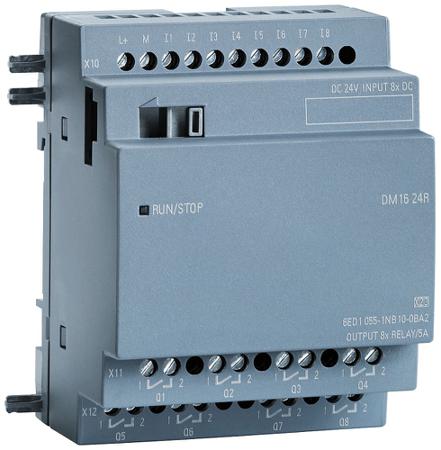 6AG10551NB107BA2 Siemens SIPLUS LOGO Series Logic Module for Use with SIPLUS LOGO, Relay Output, 8-Input, Digital Input