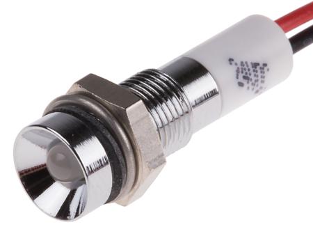 722-7776 RS Pro Green, Red Indicator, 24 V dc, 3 mm Lamp Size, 6mm Mounting Hole Size, IP67