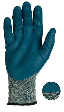 11508080 Ansell HyFlex 11-501 Grey Kevlar Cut Resistant Work Gloves, Nitrile Foam Coating