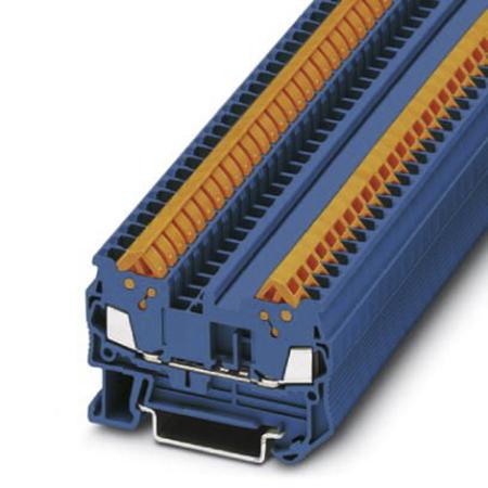 3205022 Phoenix Contact  QTC 1.5 BU Series Blue, 0.25 → 1.5mm², Single-Level, Quick Connect Termination