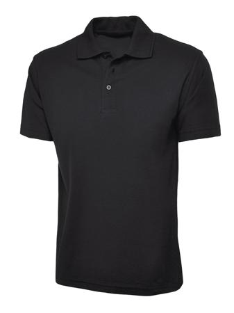285-4784 RS PRO Black 50% Cotton, 50% Polyester Polo Shirt, UK- Large