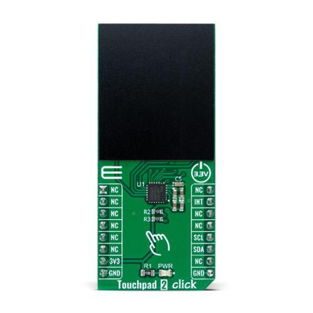 MIKROE-4594 MikroElektronika Touchpad 2 Click Capacitive Touch Add On Board for IQS525 for mikroBUS socket