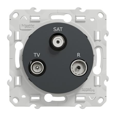 S540461 Schneider Electric Anthracite, 1 Gang, Odace