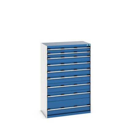 40021043-11V Bott 9 Cabinet, Steel, 1600mm x 650mm x 1050mm, Blue