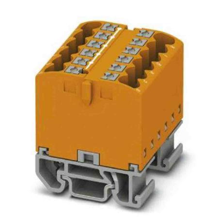 3274140 Phoenix Contact Distribution Block, 12 Way, 4mm², 24A, 690 V, Orange