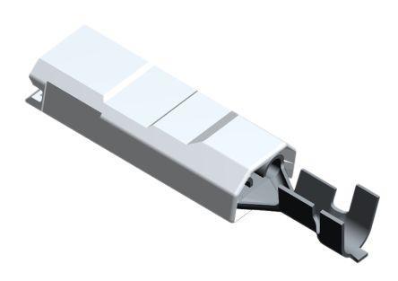 1969529-2 TE Connectivity Ultro-Pod Series White Insulated Crimp Receptacle, 6.35 x 0.81mm, 0.8mm² to 2mm², 18AWG to 14AWG