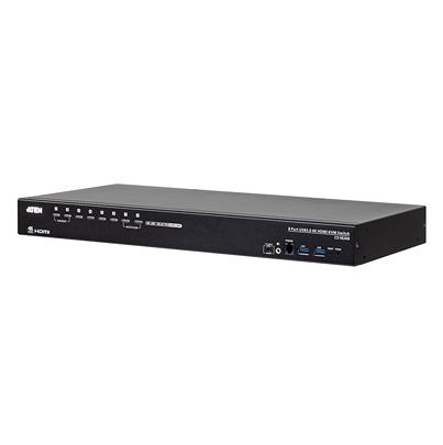 CS18208 Aten 8 Port USB HDMI KVM Switch, 4096 x 2160 Maximum Resolution