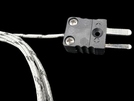 E25063-TYPE-J-WELDED-TIP-GLASS-FIBER-2M-CMPJI CorregeE250 Type J Thermocouple 2m Length, 0.3mm Diameter, -40°C → +600°C